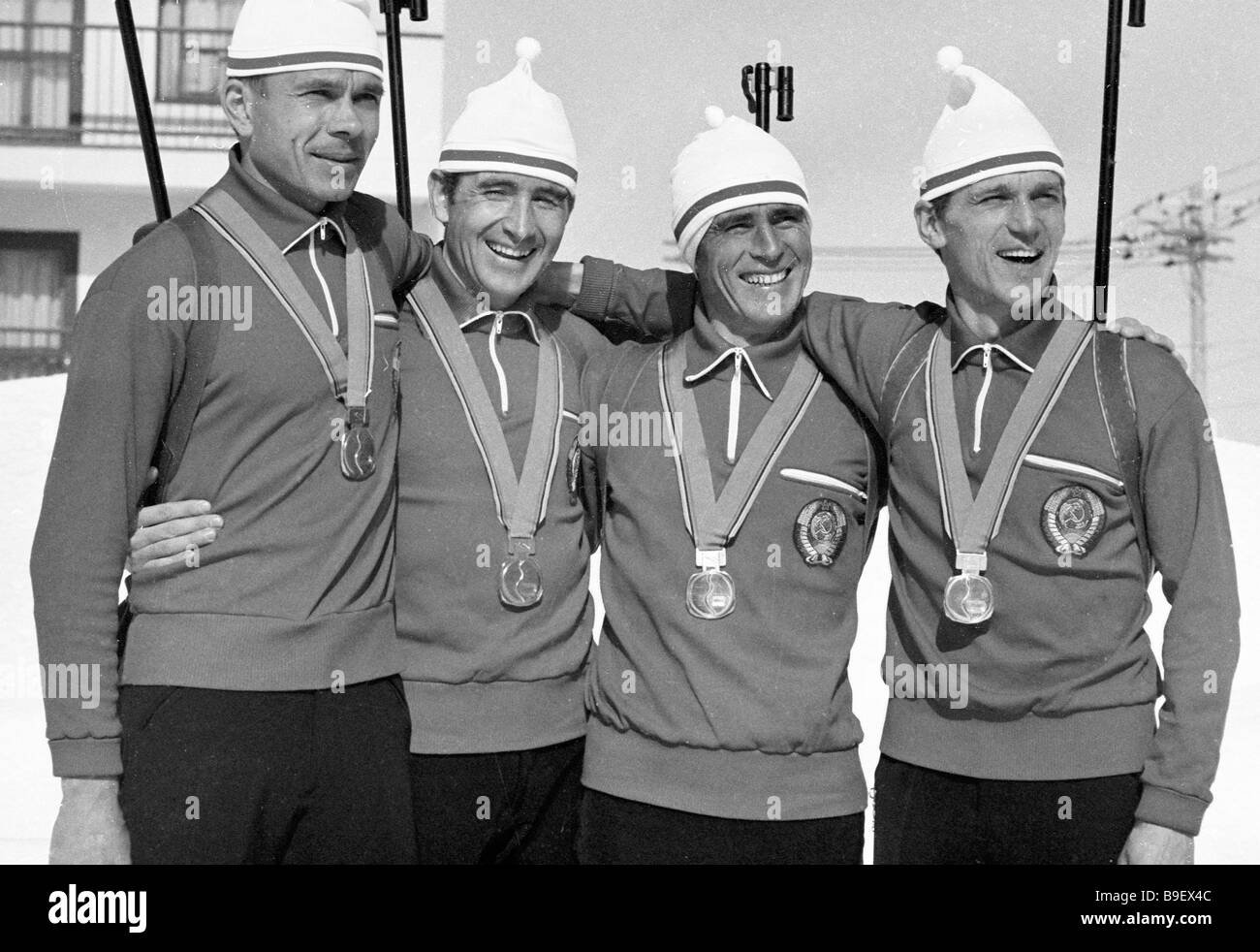 Советские чемпионы олимпиад. Тихонов биатлон Инсбрук 1976.