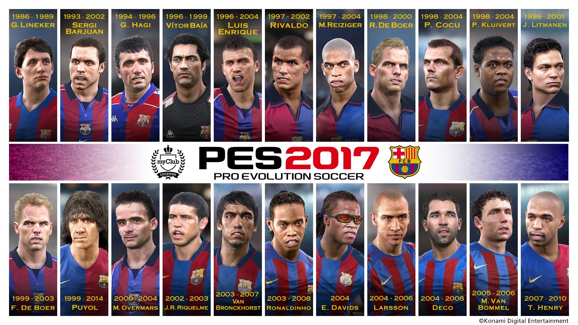 Игра легенды футбола. Легенды PES 2017. PES 2017 Barcelona Legends. Пес 17 Барселона. Игроки легенды в пес.