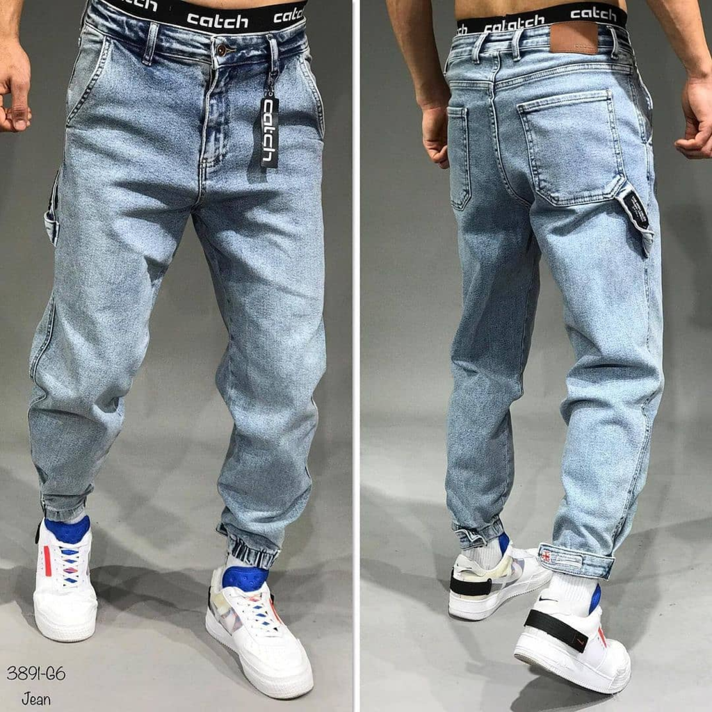 Мужские летние спортивные джинсы